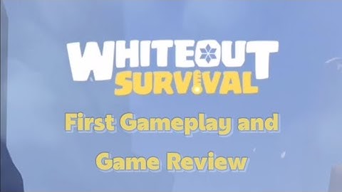 White Out Survival Game Review + First Gameplay Chapter 1 MUST TRY THIS GAME