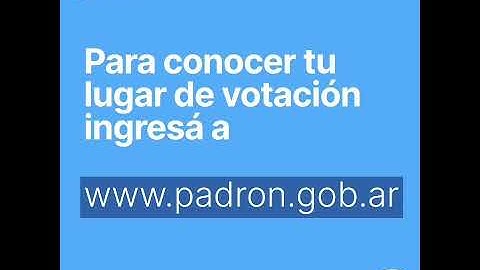 #EleccionesArgentina ¿Dónde voto?