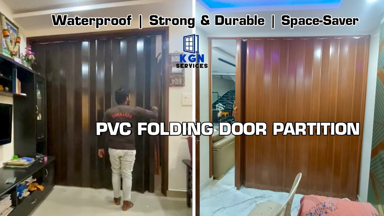PVC Folding Door Partition | #collapsible #strong #waterproof 📞 ...