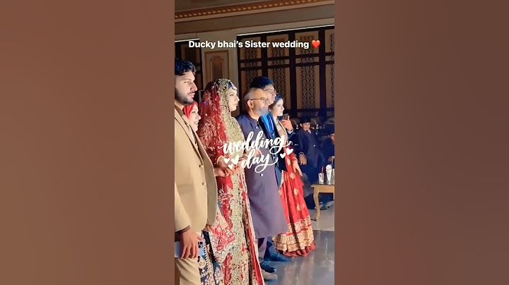 Ducky Bhai Sister wedding 💍 | AMNA MUGHAL
