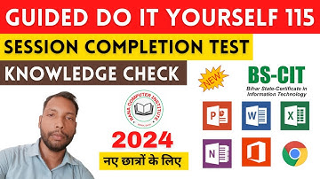 GUIDED DO-IT-YOURSELF SESSION 115 | BS-CIT SESSION 58 [HINDI]