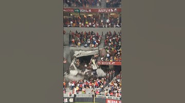 Stadium Collapse Caught on Camera – Fans Go Down With the Stands!