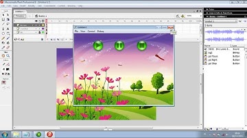 Tutorial Cara Membuat Play, pause, dan stop di Macromedia Flash 8.