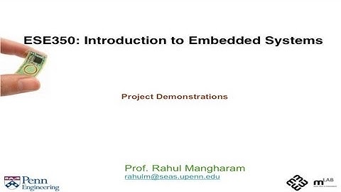 UPENN Embedded Systems Projects