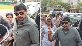 Mega Star Chiranjeevi & Wife Surekha Reached Polling Booth To Cast Vote | Lok Sabha Elections 2024