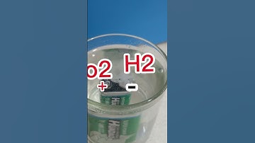 How to easily separate oxygen and hydrogen from water#experiment