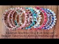 Bohemian Gemstone Chip Wire Wrapped Bangles Tutorial