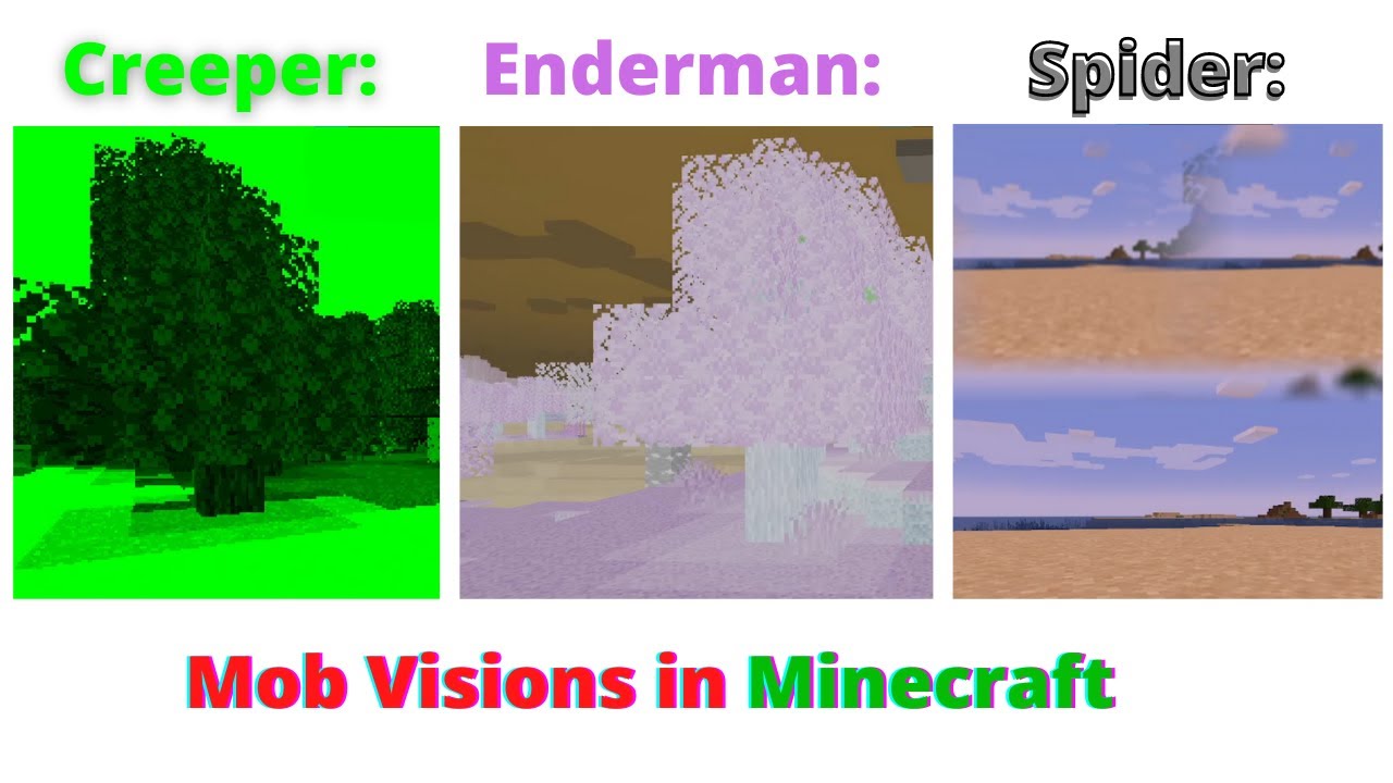 Mob Visions in Minecraft|| HEAV DISE|| - YouTube