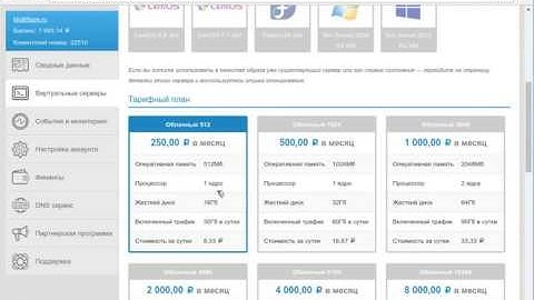 Как создать сервер VPS на хостинге Flops.ru? - Хостинг FLOPS - VPS, VDS, KVM: