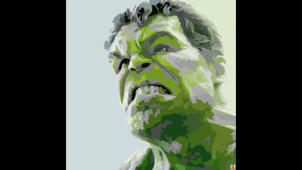 The Hulk Digital Art work
