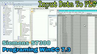 Cara membuat Input Data HMI Menggunakan Software WinCC 7.3komunikasi Ke PLC Siemens S7300