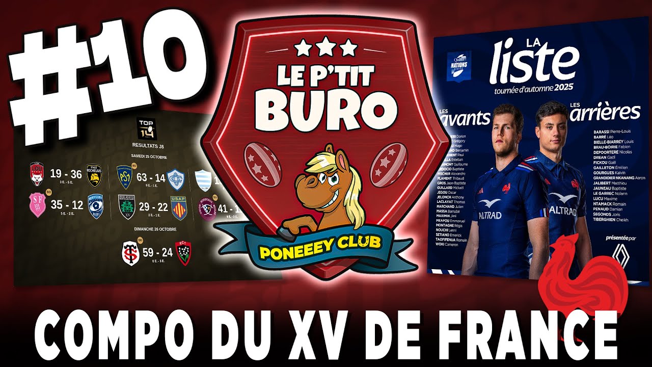 🏉#10 || Le Ptit BURO🍻|| quelle compo pour les Bleus ? ( Top14, ProD2 & XV de France )