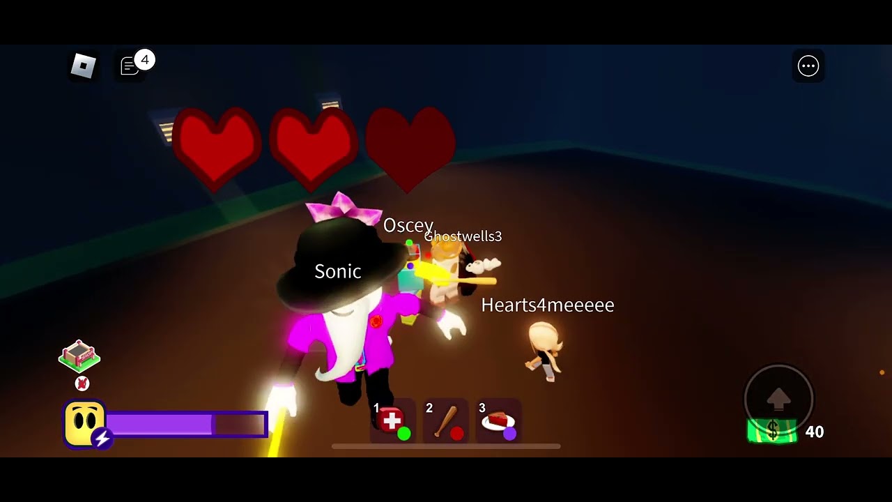 Defeating scary Lary in break in 