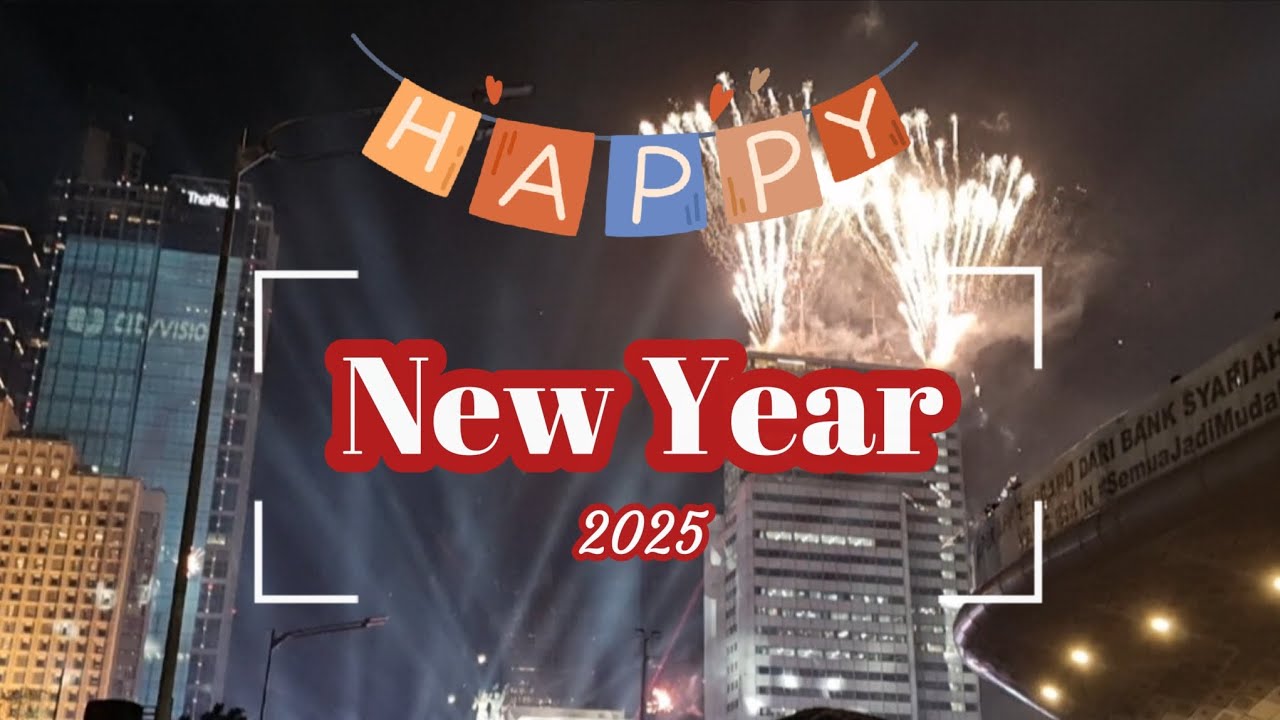 PESTA KEMBANG API DAN 3D MAPPING PERAYAAN TAHUN BARU 2025 DI JAKARTA