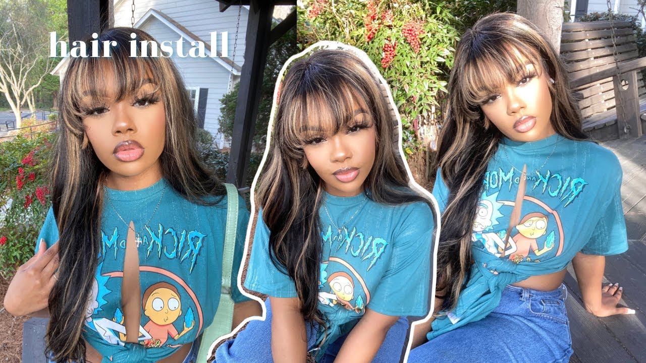 JESSIE'S WIG 26” Hightlight Body Wave Wig w/ Bangs