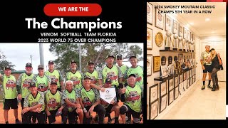 Senior Softball Legends: Venom 75s' wins 2024 Smokey Mountain Championship Classic