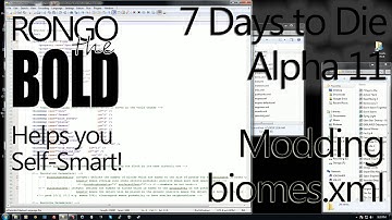 7 Days to Die | In Depth with RongoTheBold | Modding the biomes xml