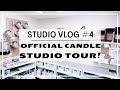 STUDIO VLOG #4 | CANDLE STUDO TOUR | Behind The Scenes of a Candle Company