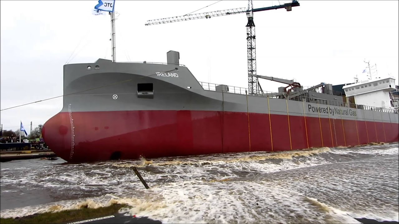 Tewaterlating mv IRELAND bij Ferus Smit in Westerbroek