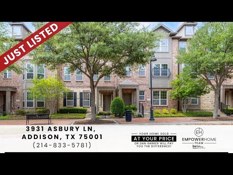 3931 Asbury Ln, Addison, TX home video tour