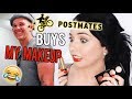 POSTMATES DELIVERY GUY BUYS MY MAKEUP! Stranger Spends My Money