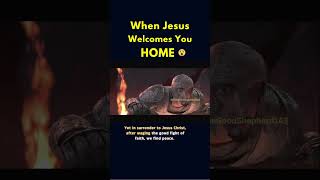 When Jesus Welcomes You Home 🤯🥹 #Shorts #Youtubeshorts #Jesus #Faith #Heaven #Fypシ