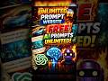 Unlimited Prompt Website 😱 FREE AI Prompts Unlimited! #trendingnow #chatgpt #ai #youtubeshorts