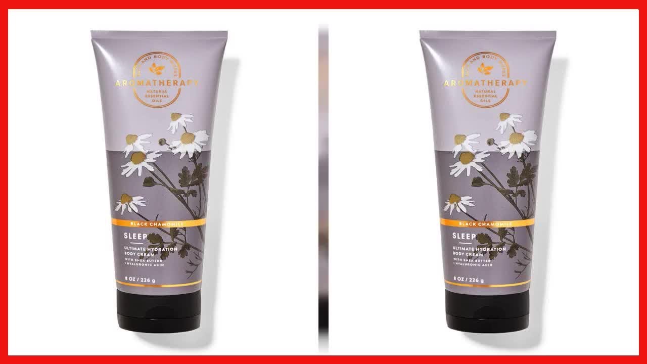 Bath and Body Works Aromatherapy SLEEP BLACK CHAMOMILE Body Cream