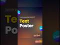 CANVAPLAY | TEXT POSTER (Text Design, Words Portrait) #canvaapp #canvaai #aitools