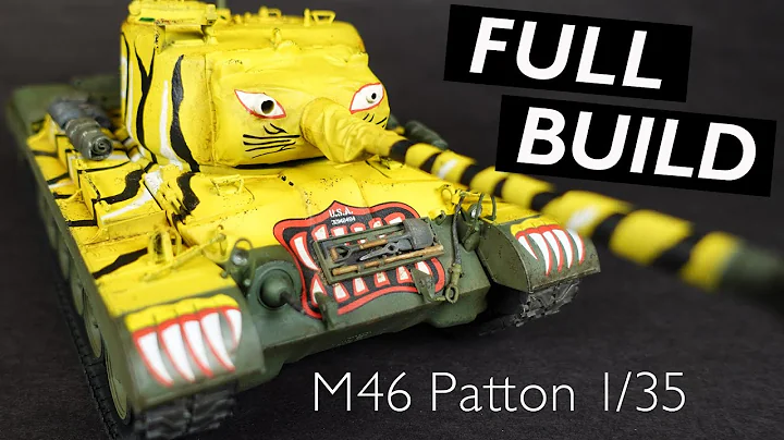 M46 Patton Full Build | 1/35 Tank Scale Model Building and Techniques Takom