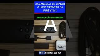 10 Maneiras de Vencer o Loop Infinito do Fire Stick - 02 - Verificação de Energia #curiosidadesa1000