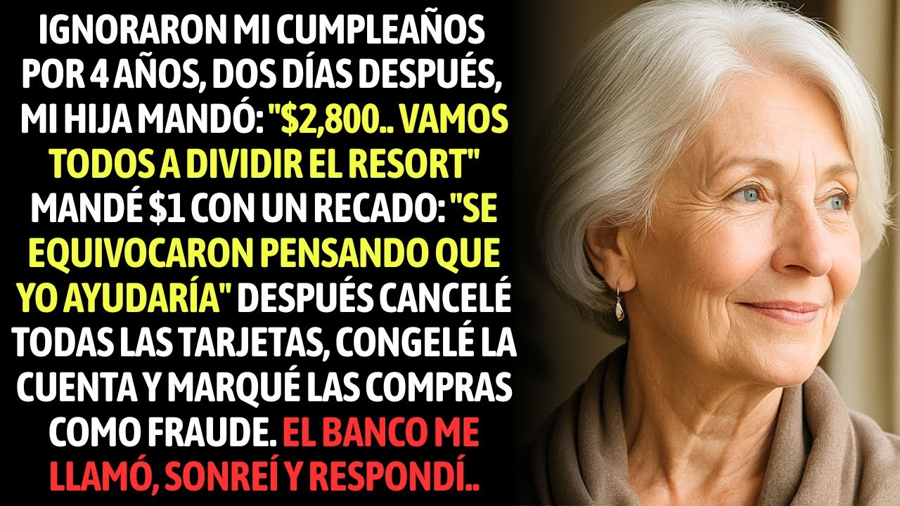 Mis Hijos Ignoraron Mi Cumpleaños Por 4 Años. Dos Días Después, Mi Hija Mandó: 