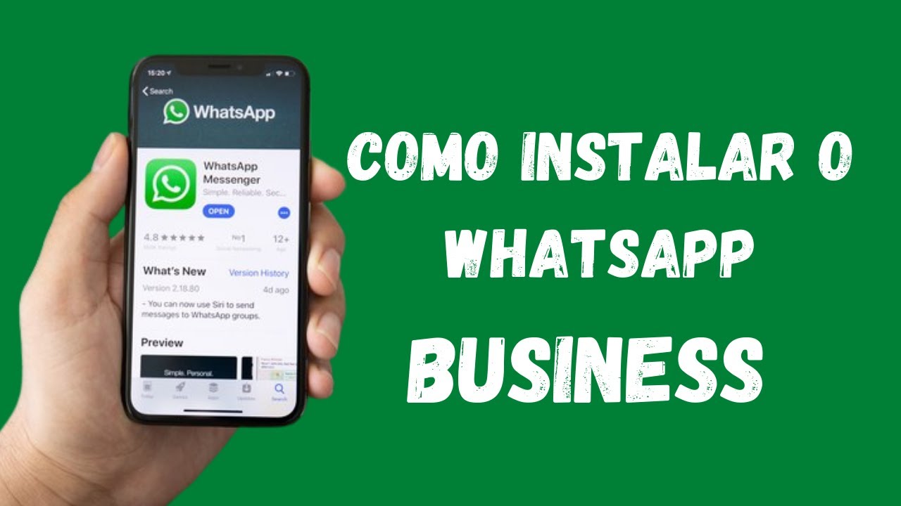 COMO INSTALAR O WHATSAPP BUSINESS NO CELULAR, SIMPLES E RAPIDO. - YouTube