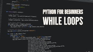 Python For Beginners   While Loops