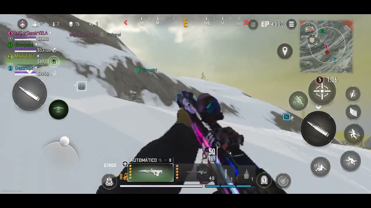 Warzone mobile, jugando con Destro32 la gané al final 🔥🤙🏾(sin sonido)