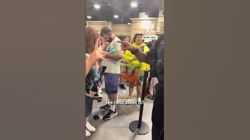 Woman Asked To Leave Queue To Meet Voice Actor 