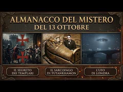 Video Almanacco del Mistero del 13 Ottobre: Tesoro dei Templari, Sarcofago di Tutankhamon, l'UFO di Londra