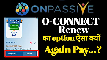 ONPASSIVE founders New Updates||ONPASSIVE O-CONNECT Renew Updates