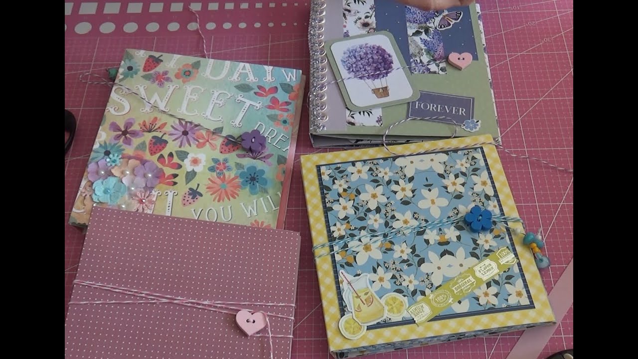 TUTO : album  SCRAP débutant sans reliure. Juste de la découpe et du pliage #album #scrapbooking