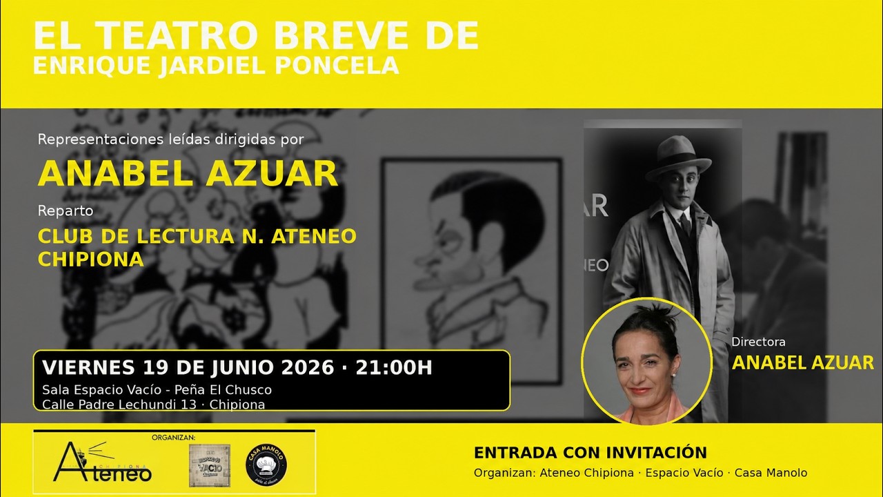 Arte-Facto. Nuevo Ateneo acerca el teatro breve de Jardiel Poncela