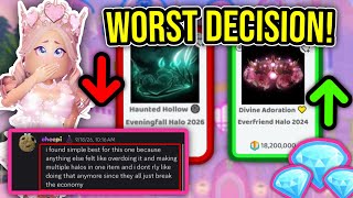 Royale high has made the WORST DECISION for its economy… ⚠️MUST WATCH⚠️ | Royale High Roblox