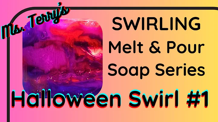 Let's SWIRL Melt & Pour Soap- with 4 colors! Halloween Fun Style!