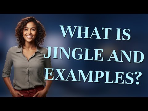What is jingle and examples