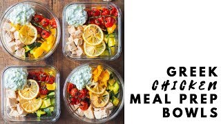 Greek Chicken Meal Prep Bowls Recipe — Eatwell101