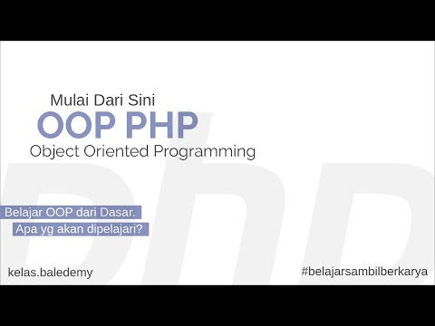 OOP Dasar pada PHP - #4 Basic Yang Akan Dipelajari