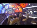 Millennium Falcon Ride - Flying Solo - Star Wars Interactive Ride - Disney Parks 2020