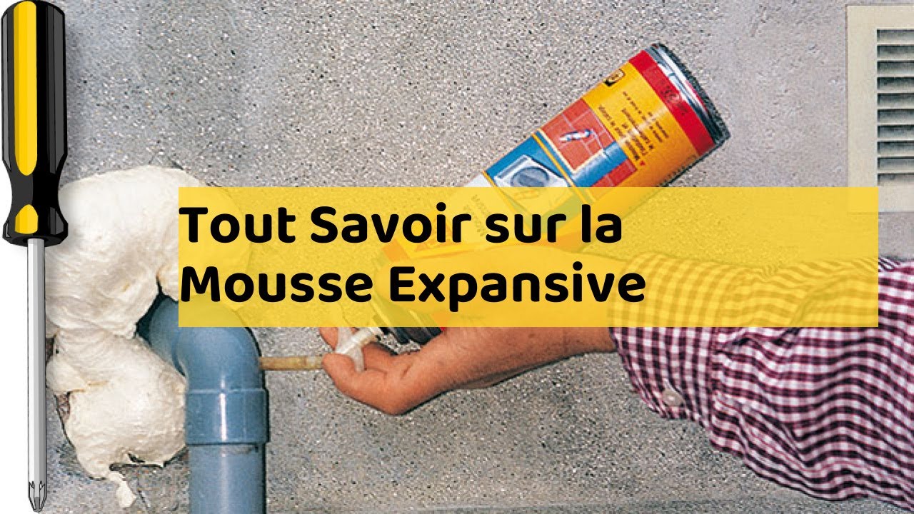 Mousse Expansive polyuréthane : comment reboucher un trou ?