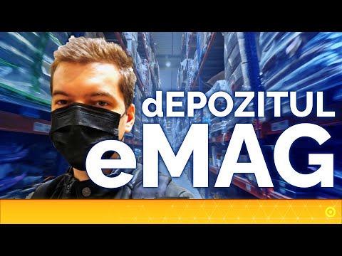 În vizită la depozitul eMAG