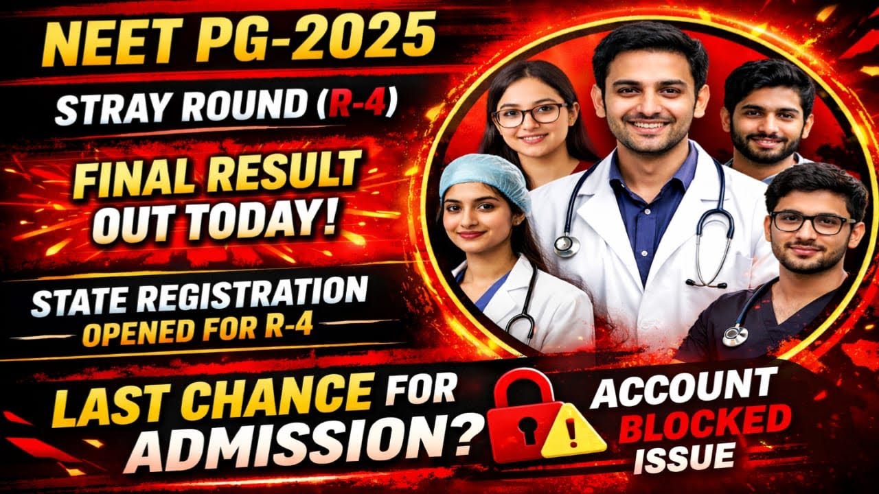 NEET PG-2025|STRAY ROUND(R-4) RESULT OUT TODAY!|REGISTRATION OPEN FOR STATES!|
