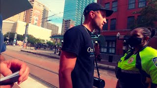Dallas, TX Street Preaching Warning | Angry Racist Egyptian Man